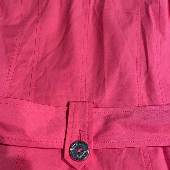 NWT Express short trench coat, coral, size M - Picture 10 of 14